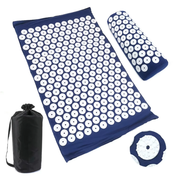 Massager Cushion Massage Yoga Mat Acupressure Relieve Pain Stress Back Body Pain Spike Mat Acupuncture Mat and Pillow Set - Bild 2