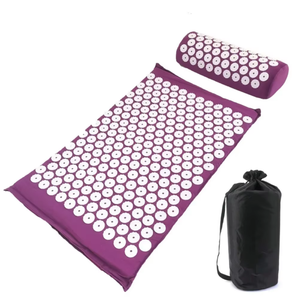 Massager Cushion Massage Yoga Mat Acupressure Relieve Pain Stress Back Body Pain Spike Mat Acupuncture Mat and Pillow Set - Bild 12