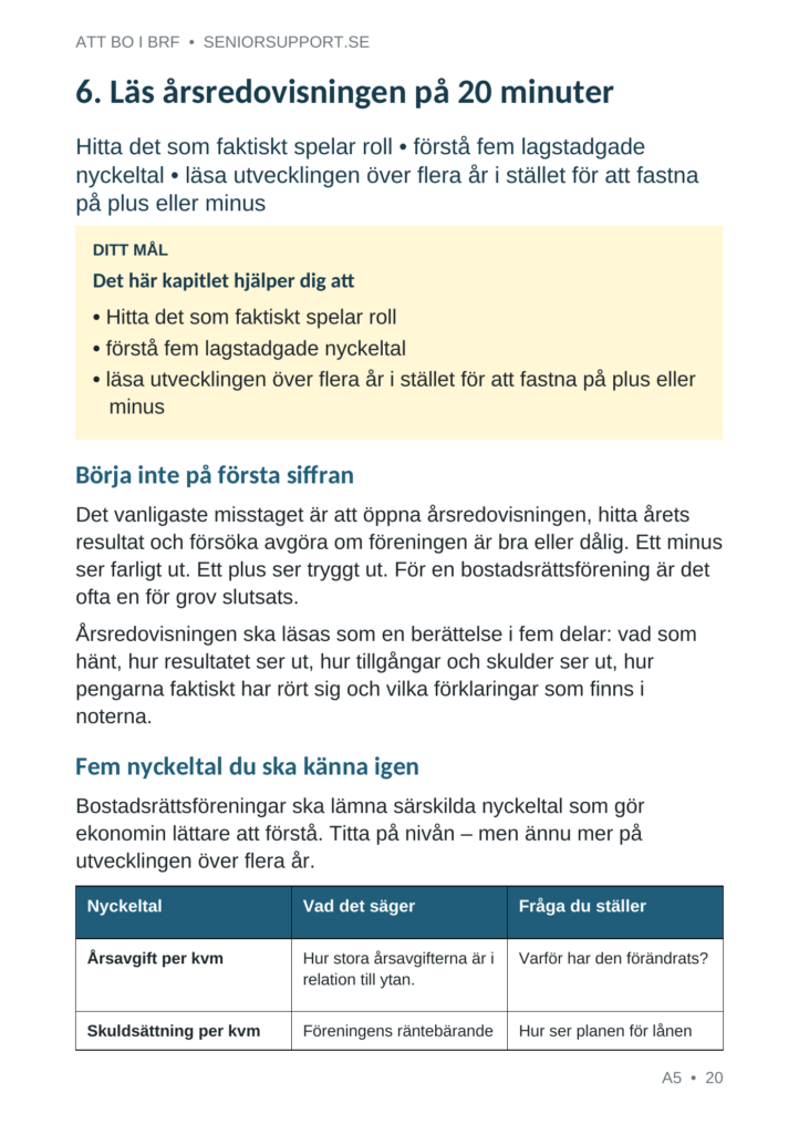 att bo i brf provsida 2 arsredovisning 20 minuter
